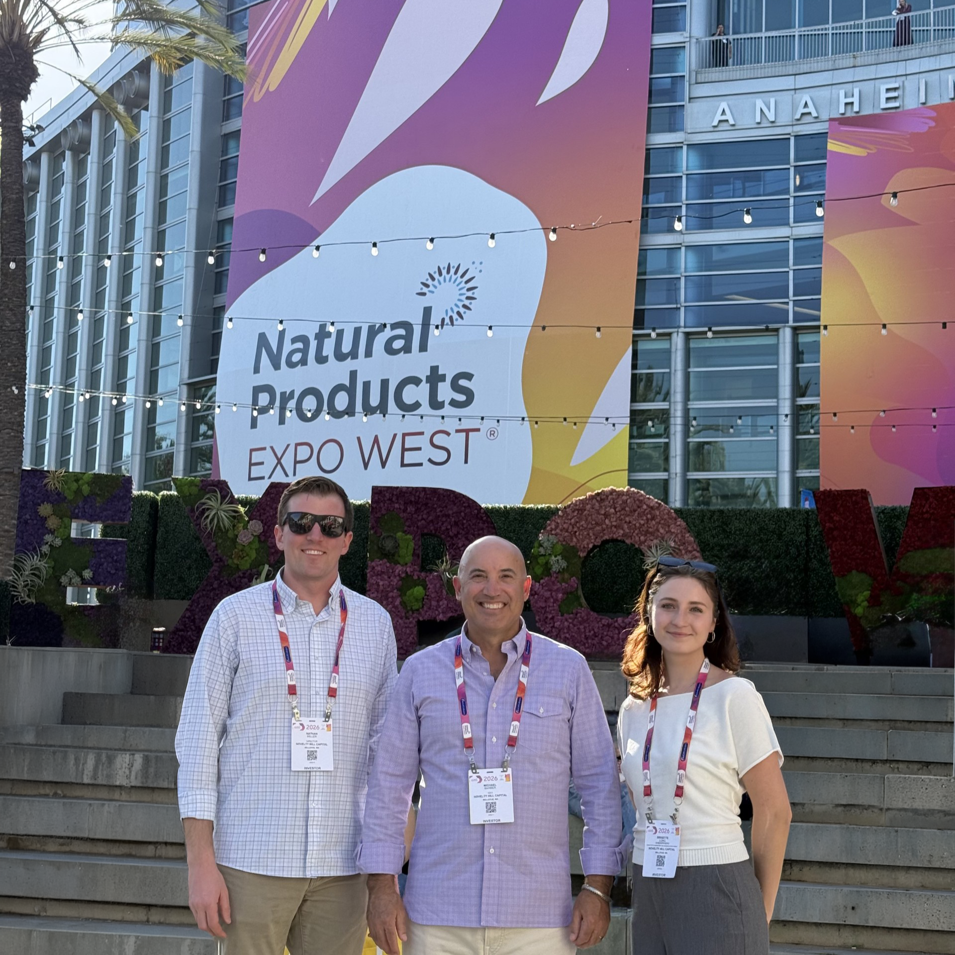 Nathan Miller, Michael Barber, and Brigette Long at ExpoWest 2026